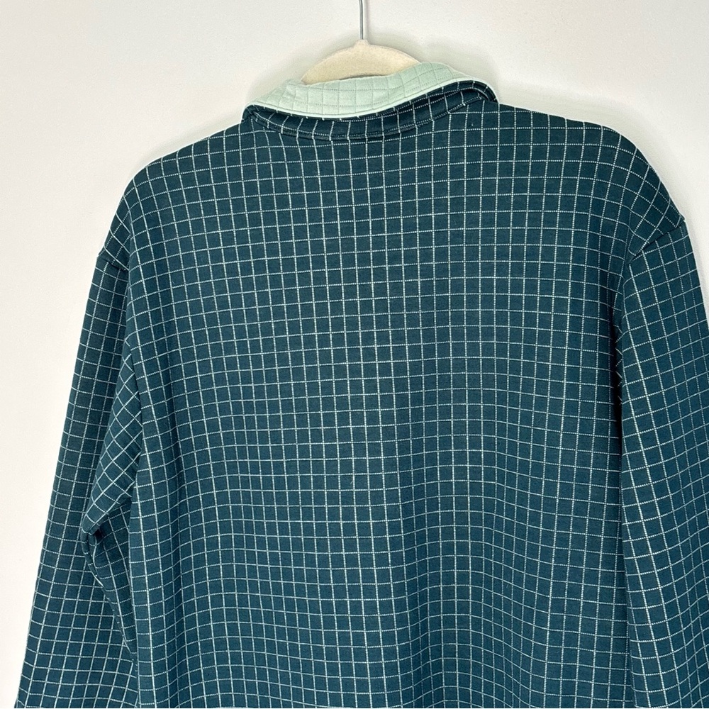 Ruby Rd Windowpane Checkered Relaxed Fit Snap Front Jacket Shacket Size Small - Picture 10 of 15